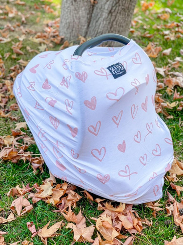 Cobertor Cubre Huevito Multiuso 5 En 1 Baby Muu Corazon Rosa