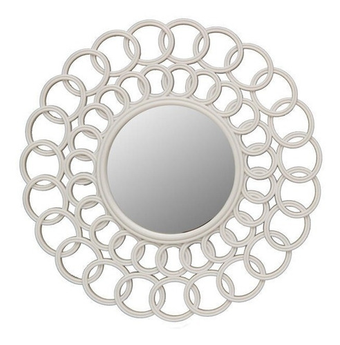 Imagen 1 de 1 de Espejo Con Diseño Blanco