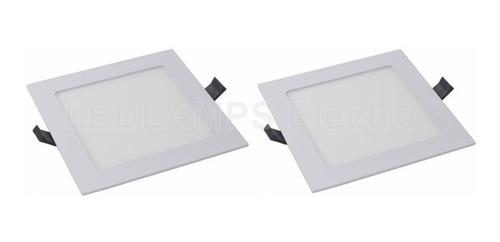 Panel Plafon Led Embutir Ledvance By Osram 18w Cuadrado X2