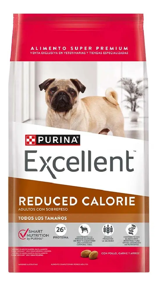 Excellent Perro Reduced Calorie Todos los Tamaños x 15 kg