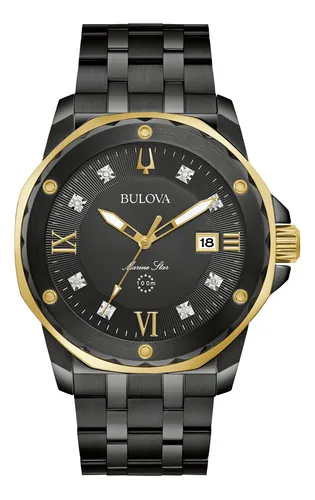 Bulova con diamantes caballero hotsell