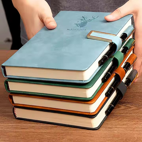 Cuaderno Libreta A5 Notebook Regalo Pluma Negro