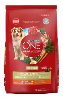 Alimento One para perro adulto de raza mediana y grande sabor mix en bolsa de 2kg