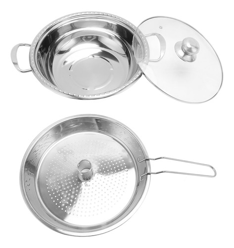 Cesta Vaporera De Acero Inoxidable