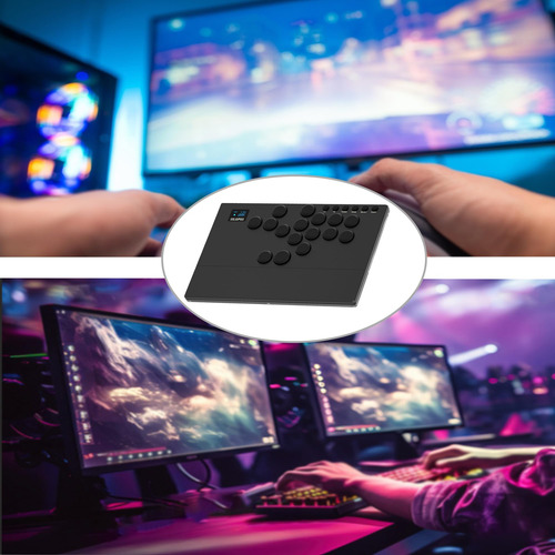 Nlofin Arcade Stick Sin Palanca Controlador Sin Palanca De Y