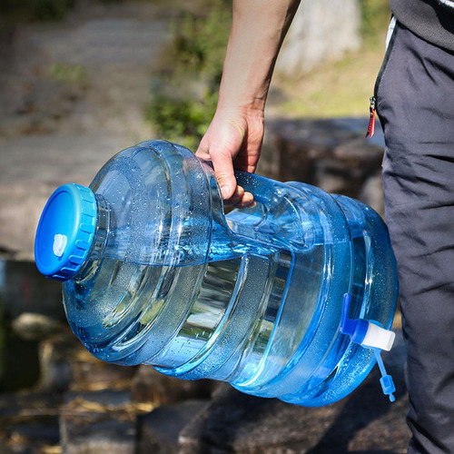Contenedor De Agua Con Espiga, Cubo De Agua Con Tapa De Azul