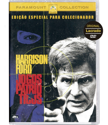 Dvd Jogos Patrióticos - Harrison Ford Original Novo Lacrado