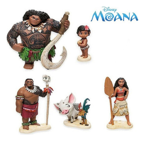 Figura Moana Maui Hei Hei Tamatoa, Chefe Da China, Tui, 6 Un