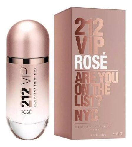 Perfume 212 Vip Rose Edp 80 Ml - mL a $3875