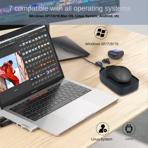 Simulador De Movimiento De Ratón Mouse Jiggler Usb Mover Con