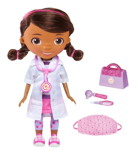 Muñeca Doctora Juguetes Con Mascara Mcstuffins Con Sonidos