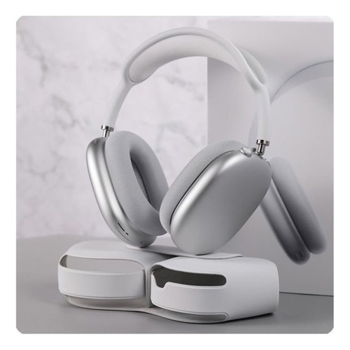 Audifonos Diadema Inalambricos Bluetooth Con Micrófono Gris