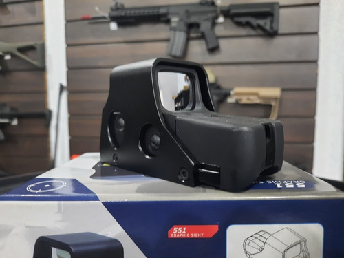 Imagem 4 de 4 de Airsoft Mira Holográfica Red Dot 551 C/ Nota Fiscal
