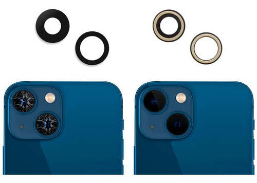 Vidrios Camara Trasera Compatible Con iPhone 13 Mini Cristal