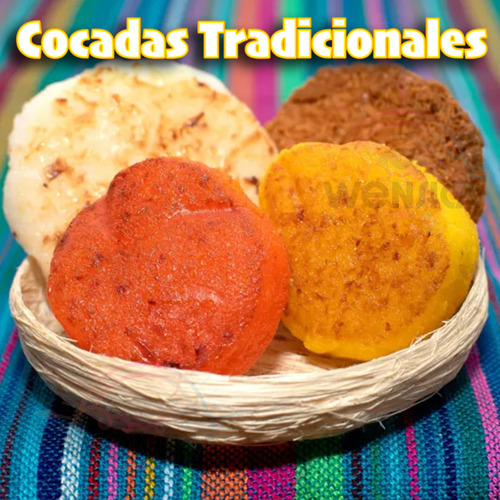 Dulce De Coco Cocada Natural Set 6pz Dulce Tipico Mexicano