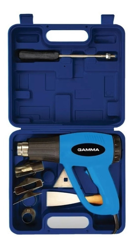 Pistola De Calor 2000 W C/ 4 Accesorios + Maletin Gamma 550°