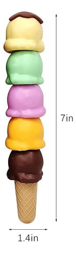 Kelendle Ice Creaming Racklighter Multicolor Fluorescent Pen