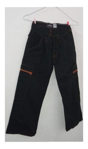 Pantalón De Niño Talle 8 Marca Fluido Jeans Con Botones