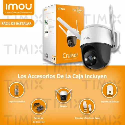 Imou Cruiser SE+ Cámara de seguridad IP de Exterior Wi-Fi 1440P 4MP Techo y  Pared