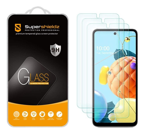 Protector De Pantalla Para LG K42/ K62/ Q52 Templado 3 Uds