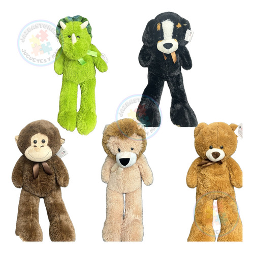 Osito De Peluche De 1 Metro Oso Leon Mono Perro Gigantes X 1