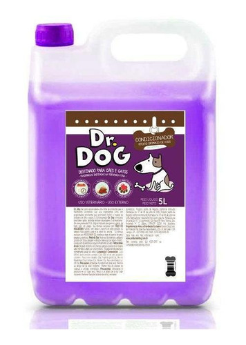 Condicionador Pet Dr. Dog 5l - Desmaio De Fios