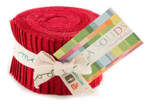 Bella Solids Red Jr Jelly Roll (9900jjr 16) De Moda Hou...