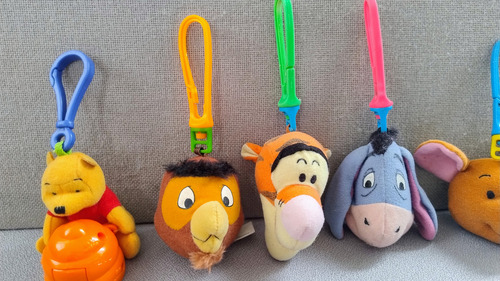 Set De Llaveros Para Mochila Winnie Pooh (Usado)