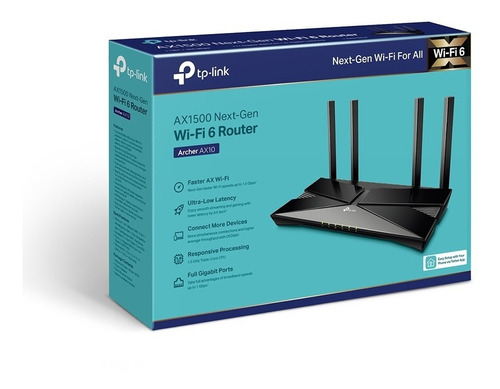 Router Tp-link Archer Ax10 Wifi 6 Ax1500 Gigabit