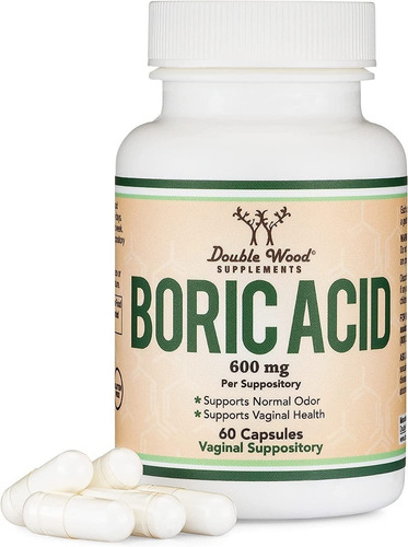 Acido Borico Supositorios Salud Vaginal Balance Ph 60 Caps
