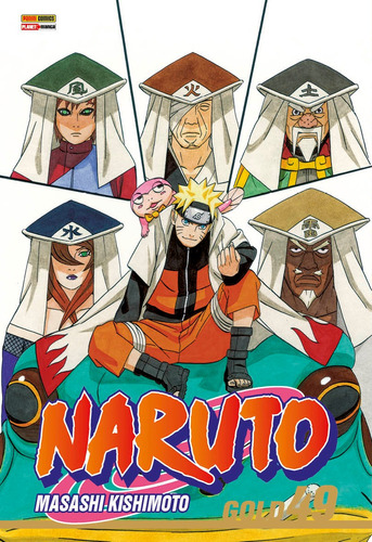 Naruto Gold Vol. 49, de Kishimoto, Masashi. Editora Panini Brasil LTDA, capa mole em português, 2022