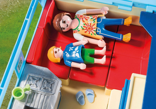Pickup Remolque Casa Rodante Playmobil 9502 Funpark Playlgh