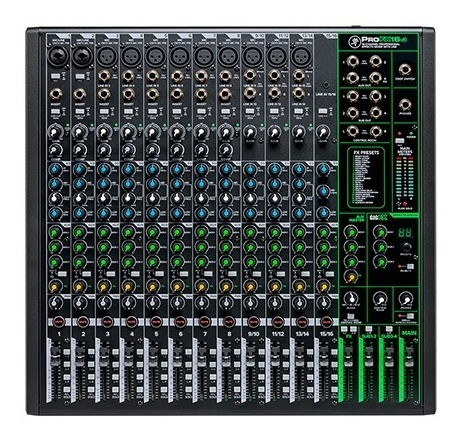 Consola Pasiva Con Efecto Mackie 16 Canales  Profx16v3