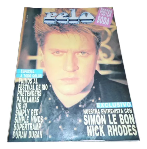 Pelo 311 Duran Duran Charly Garcia Yorio Soda Stereo Poster (Usado)