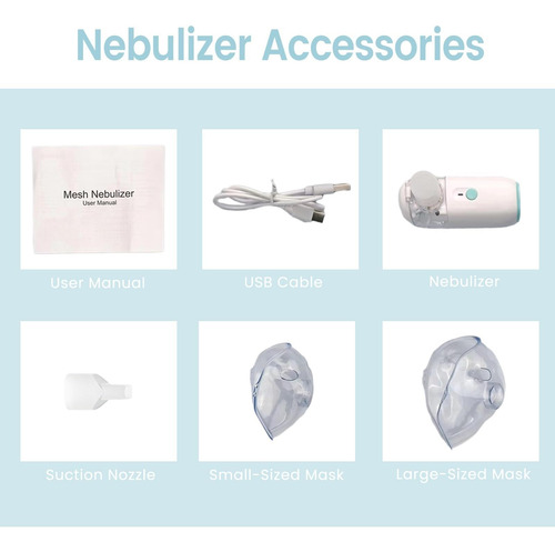 Nebulizador Portátil Para Mascotas Usb, 2 Tipos De Máscaras