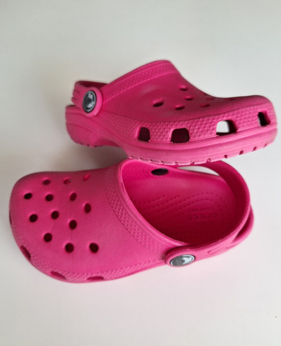 Crocs Classic Originales - Kids Talle C9 Pink / Fucsia