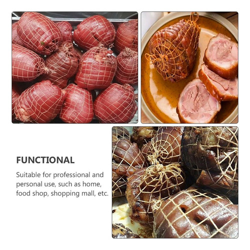 4 Rollos De Malla For Carne Algodón Jamón Calcetín Elástico