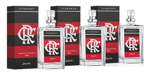 Deo Colônia Flamengo 25ml (3 Unidades) - Jequiti