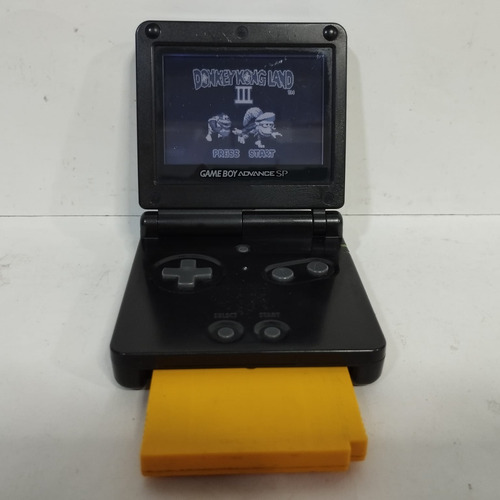 Game Boy Advance Sp Negro Onyx Un Brillo Con Detalles Negro