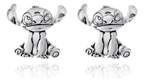 Pendientes Disney Lilo & Stitch Pendientes Stitch Chapados