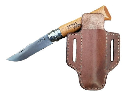 Funda Vaina Estuche Para Navaja Cuero Para Cinto Bushcraft