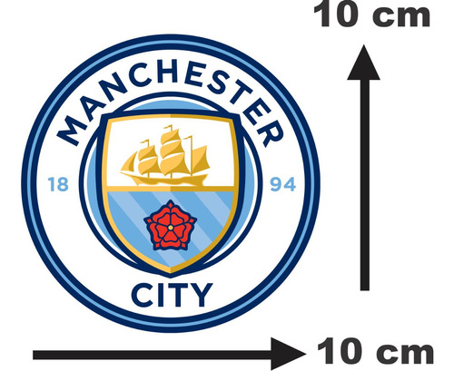 Sticker Adhesivo De Manchester City