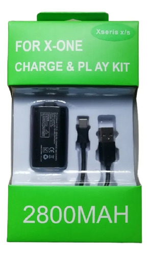 Kit Carga Y Juega 2 En 1 Cable + Pila Para Xbox Series X / S
