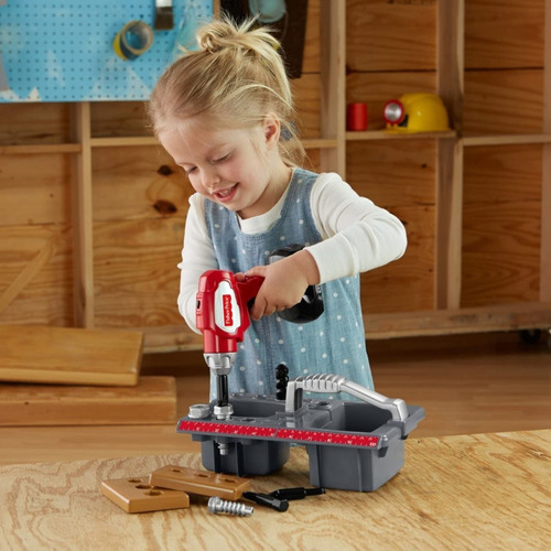 Imagen 8 de 9 de Set De Carpintería / Construccion Fisher Price Con Taladro