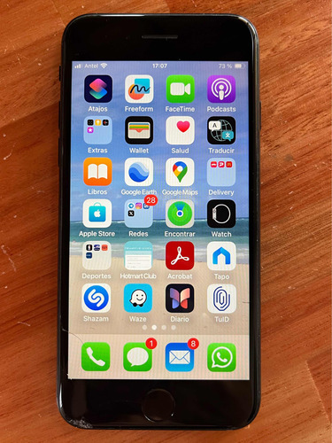 iPhone SE 80% Batería