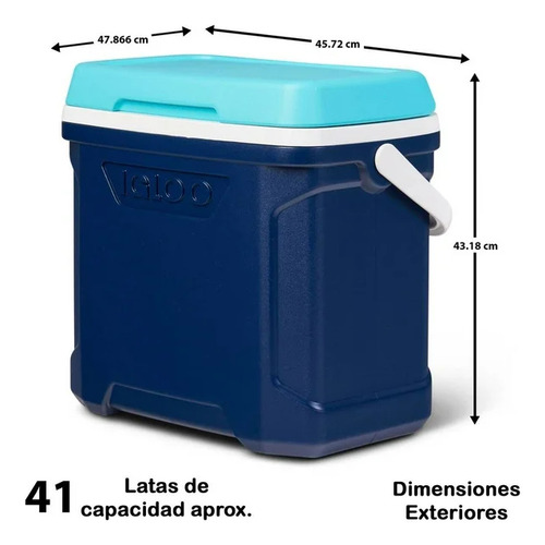 Hielera Igloo 28 Lts 30 Qt 41 Latas