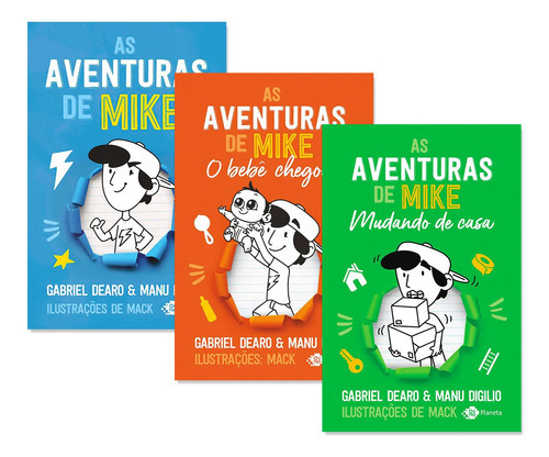 Kit As Aventuras De Mike (vol. 1, 2, 3