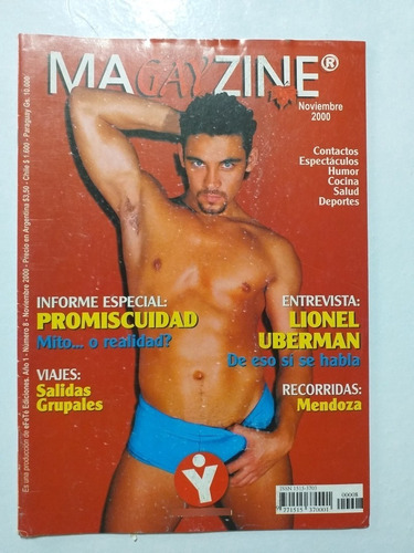 Revista Magayzine # 8 Noviembre 2000. Lgbt Gay.