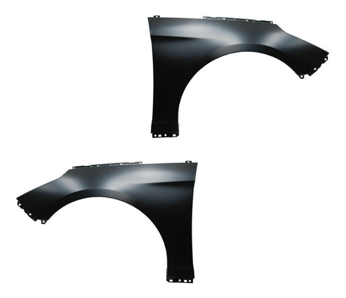 Kit 2 Salpicaderas Para Hyundai Sonata 16 Al 17 Generica