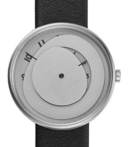 Reloj Project Elos Steel 40 Mm Watch Correa De Cuero Negra